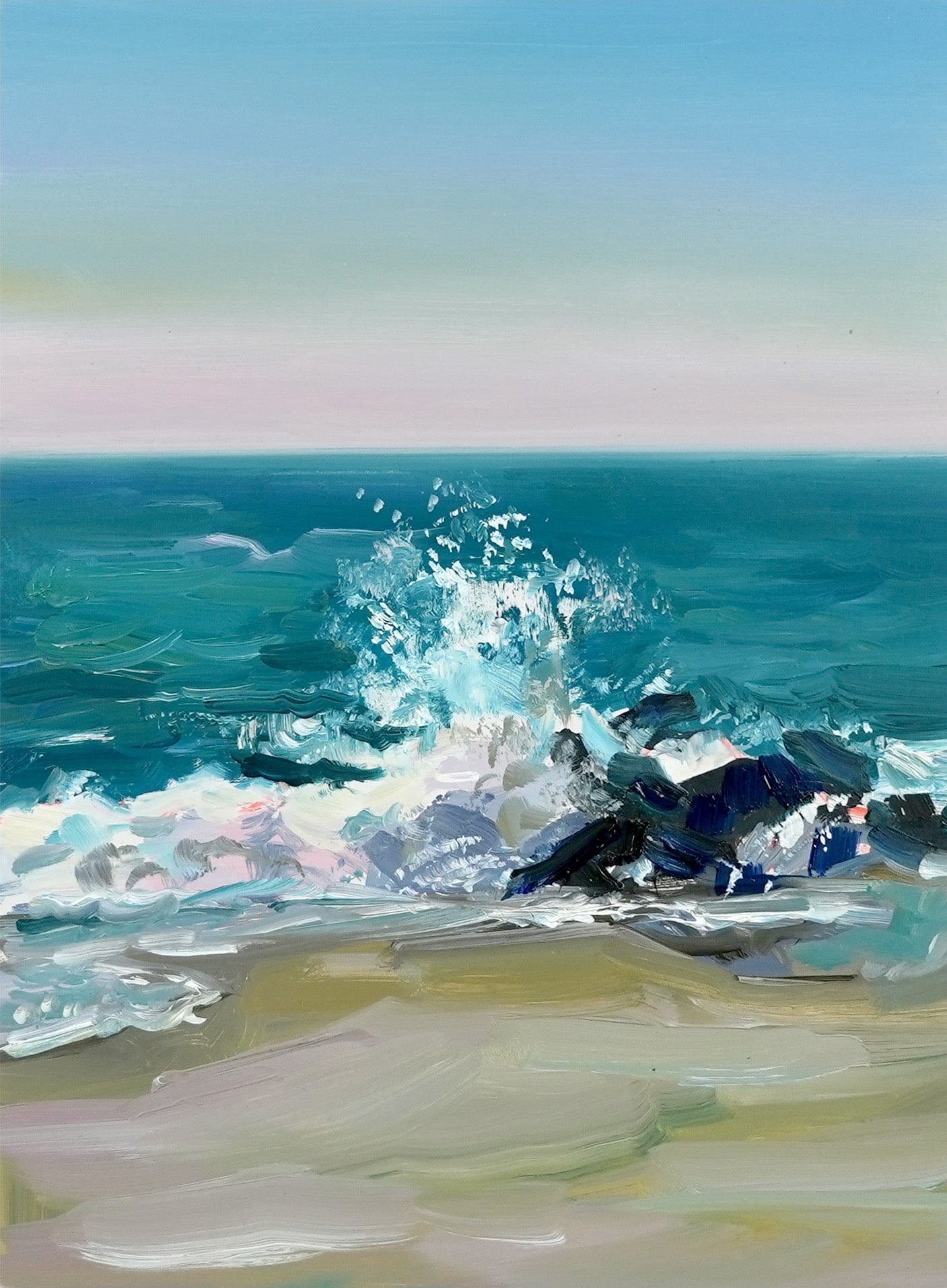 Crashing wave